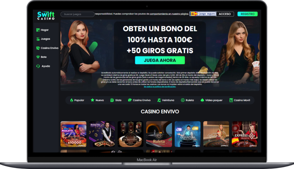 Casino en vivo Swift Casino