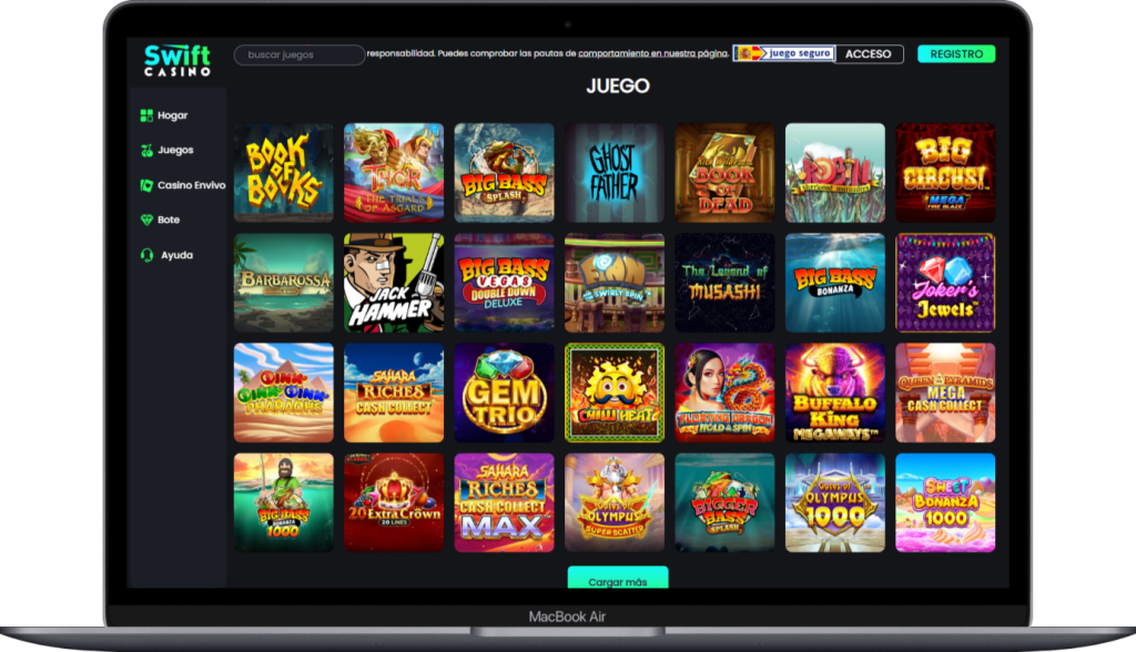 Máquinas tragamonedas Swift Casino